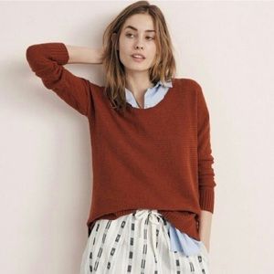 Burnt Orange Madewell Sweater